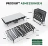 Klappbett 96x190, Gästebett mit Matratze, Rollbett stabil, Produktbild-Vorschau 3