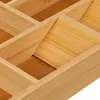 Relaxdays Besteckkasten, ausziehbar, 8–11 Fächer, HxBxT: Produktbild-Vorschau 7