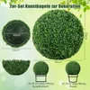 COSTWAY 2er bukszpan kula 50cm, bukszpan kula odporny na Podgląd zdjęcia produktu 2