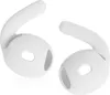Two white silicone earbud tips with ear hooks are shown against a white background. Náhled obrázku produktu