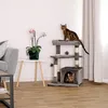 lionto Arbre à chat 75 cm avec grotte, lit de repos & Voir les images du produit 2