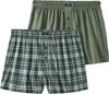 H.I.S. Boxer Boxershorts für Herren 2 -teilig salbei / Karo Produktbild-Vorschau 5