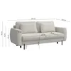 Selsey RANE - Sofa mit Schlaffunktion und wasserabweisendem Produktbild-Vorschau 5