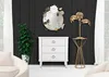Komoda Shine 81 x 84 x 40 cm Metal Jodła MDF Biały Podgląd zdjęcia produktu 8