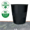 Leitz Recycle Papierkorb Rund Kunststoff Schwarz Produktbild-Vorschau 5
