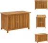 vidaXL Coffre de jardin 90x50x58 cm bois massif acacia - Voir les images du produit 1