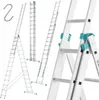 Drabina aluminiowa wielofunkcyjna HIGHER uniwersalna 3x14 Podgląd zdjęcia produktu 1