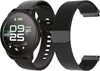A smartwatch with a black band and a mesh metal band, displayed against a white background. Anteprima dell’immagine prodotto