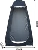 Tenda doccia spogliatoio wc portatile nera Anteprima dell’immagine prodotto 13