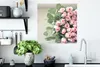 MuchoWow® Poster Ein großes Buch mit rosa Rosen liegt auf Produktbild-Vorschau 4