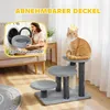 PawHut kattenladder, 3-traps huisdierenladder met bed, Productafbeelding-voorbeeld 5