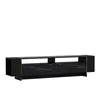 HOMIDEA Angel TV - Meuble TV bas avec 2 portes, design Voir les images du produit 9