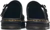 A rear view of a pair of black Dr. Martens sandals. Produktbild-Vorschau