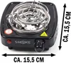 Smoke2u Hotplate Kohleanzünder für Shisha Kohle Schwarz Produktbild-Vorschau 6