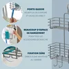 bremermann Etagère de douche avec 2 paniers, panier de Voir les images du produit 5