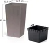 nabbi Fioriera in plastica DRTS325 32,5 cm - mocca Anteprima dell’immagine prodotto 2