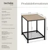 TecTake 404207, Boční/koncový kávový stolek, Dřevo Náhled obrázku produktu 5