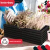 KOTARBAU Bloembak van hout, 44 x 20 cm, met binnenpot, Productafbeelding-voorbeeld 2