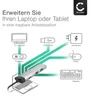 CELLONIC 4-in-1 Multi USB Port Hub - USB C zu HDMI Adapter Produktbild-Vorschau 6