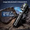 LED Taschenlampe Aufladbar, Extrem Hell Zoombares Produktbild-Vorschau 6