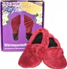 Habibi Wärmeschuhe Slippers Hausschuhe Wärmepantoffeln rot Produktbild-Vorschau 4