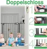 Zábrana na schody YARDIN, dvojitý zámek, extra bezpečná Náhled obrázku produktu 4