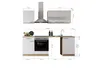 A diagram of a kitchen unit with dimensions. Produktbild-Vorschau