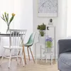 Relaxdays Pflanzenständer, 3 Ablagen, Metall & Kunststoff, Produktbild-Vorschau 3