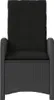 vidaXL Gartensessel mit Kissen 2 Stk. Verstellbar Schwarz Produktbild-Vorschau 5