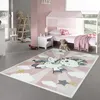 Kinderteppich Spielteppich Babyteppich mit Einhorn Produktbild-Vorschau 1