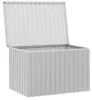 vidaXL Gartenbox Grau 149x99x93 cm Produktbild-Vorschau 3