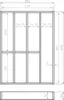Besteckeinsatz BUCHE 45er Schubl. B 352 x T 479 mm VERSION1 Produktbild-Vorschau 2