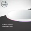 Plafone LED faretto 3xGU10 3000K orientabile 12W nichel Anteprima dell’immagine prodotto 6