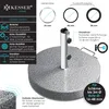 Support de parasol KESSER® en granit avec tube en acier Voir les images du produit 2