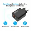 120W USB-C Schnellladegerät Schwarz mit 2m USB-C Ladekabel Produktbild-Vorschau 5