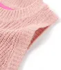 vidaXL Gilet-pull pour enfants Tricoté Rose clair 92 Voir les images du produit 3