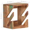vidaXL Nástěnný držák na skateboard 25x20x30 cm Recyklované Náhled obrázku produktu 7