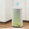 Biały kosz na śmieci odpady z komorą 50L Podgląd zdjęcia produktu 9