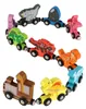Vlak/Vláček s vagóny dinosaurus na magnety 10ks dřevo v Náhled obrázku produktu 4
