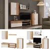 Wohnwand Vicco Berno Goldkraft Eiche/Weiß 4-teiliges Set, Produktbild-Vorschau 2