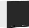 vidaXL Nástenná skrinka Lyon Black 60x31x60 cm Materiál na Náhľad obrázku produktu 8