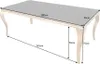 Eleganter Design Esstisch MODERN BAROCK 180cm schwarz gold Produktbild-Vorschau 12