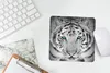 MuchoWow® Mauspad Mousepad Tiger - Winter - Tiere 20x20 cm Produktbild-Vorschau 5