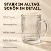 Vienberg Glühwein-Gläser 6er Set 350 ml – Geriffelte Produktbild-Vorschau 6