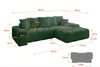 ALTDECOR Ecksofa mit Schlaffunktion und Bettkasten ENSI-L - Produktbild-Vorschau 5