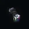 A bundle of multicolor LED string lights on a black background. Náhled obrázku produktu