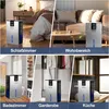 (Grau) Elektrischer Luftentfeuchter 2700ml – Leiser, Produktbild-Vorschau 8