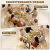 HOMCOM Esstisch ausziehbar 140/180 x 80 cm Esszimmertisch Produktbild-Vorschau 4