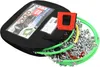A set of snow chains for SUV/VANs is shown, neatly stored in a black carrying case. Produktbild-Vorschau