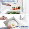 Wasserhahn Küche Ausziehbar mit Brause, 360° Drehbar Hoher Produktbild-Vorschau 10